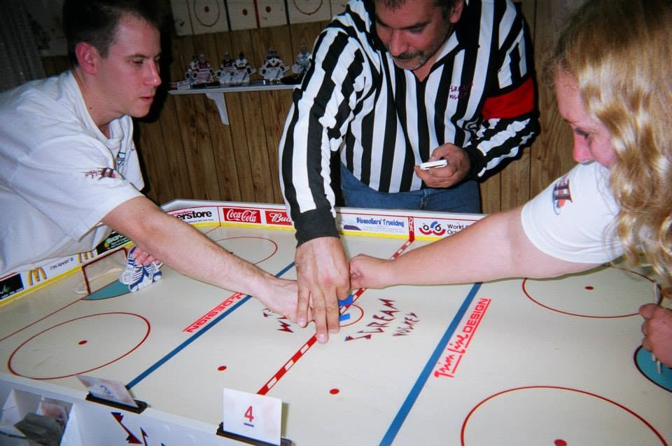 2006 game, Steve refereeing